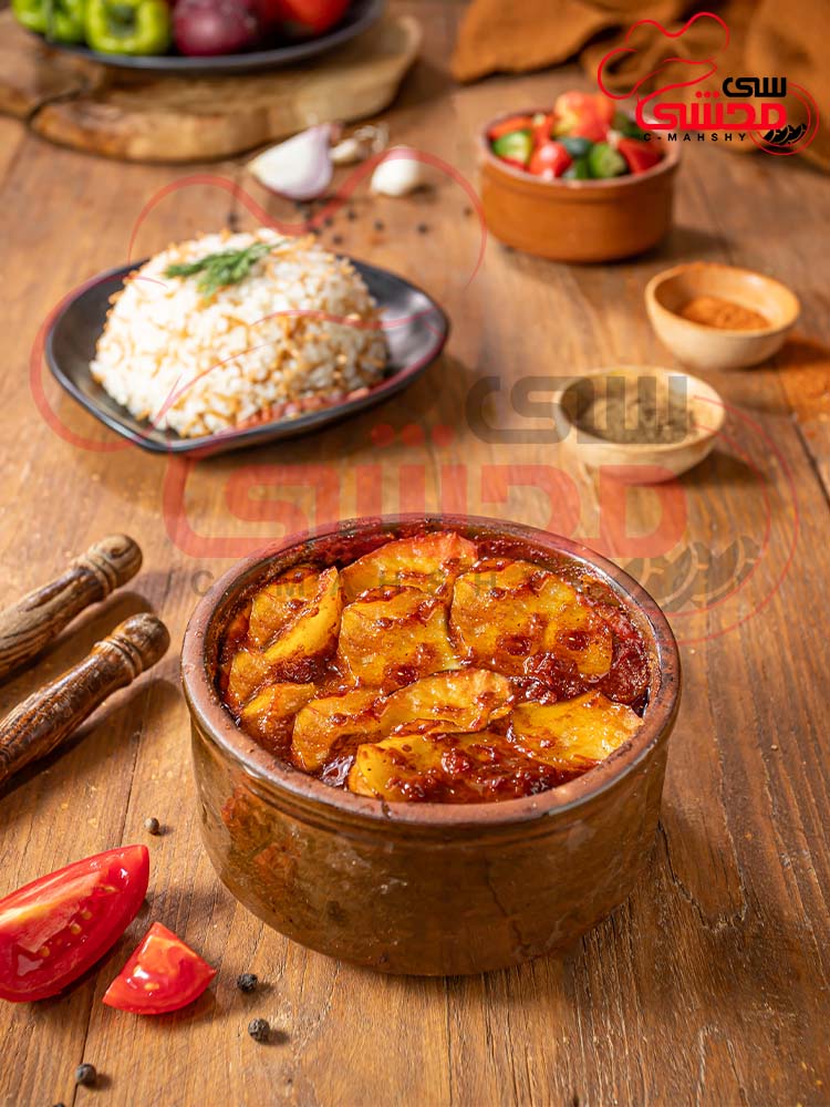 Tagine (potato or peas or white peas or okra or torlli)  (one person)