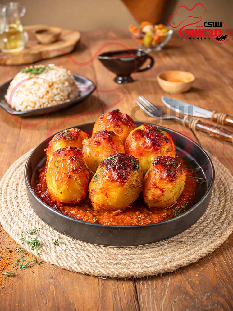 Potato Stuffed with Minced Meat