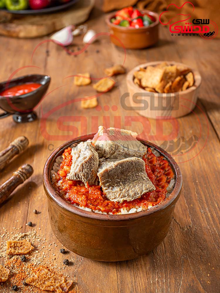 Tagin Fatta with Meat (one person)